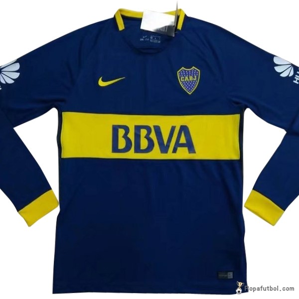 Camiseta Boca Juniors Replica Primera Ropa ML 2017/18